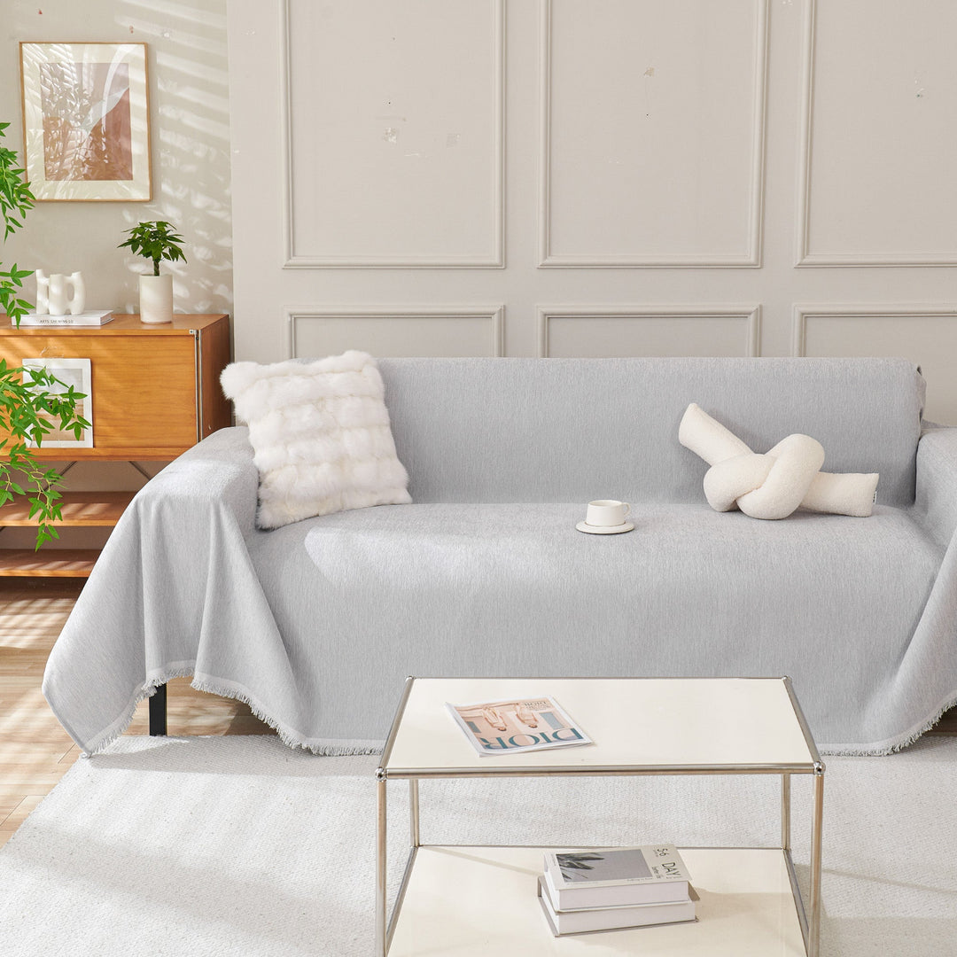 Geometric Boho Sofa Cover - Universal Fit, Easy to Clean, Machine Washable Slipcover for All Sofa Sizes 1
