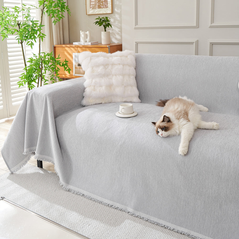 Geometric Boho Sofa Cover - Universal Fit, Easy to Clean, Machine Washable Slipcover for All Sofa Sizes 2