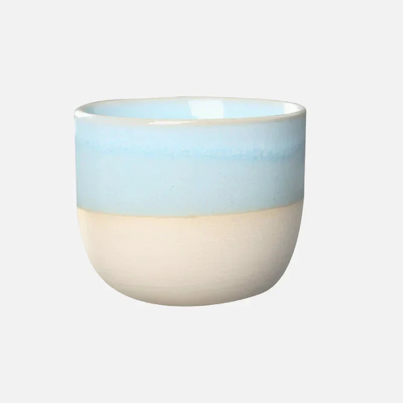 Variant image for Ceramic Coffee Cup and Tea Mug with Color Drop Design - Heat-Resistant, Dishwasher-Safe, 7cm Diameter-4