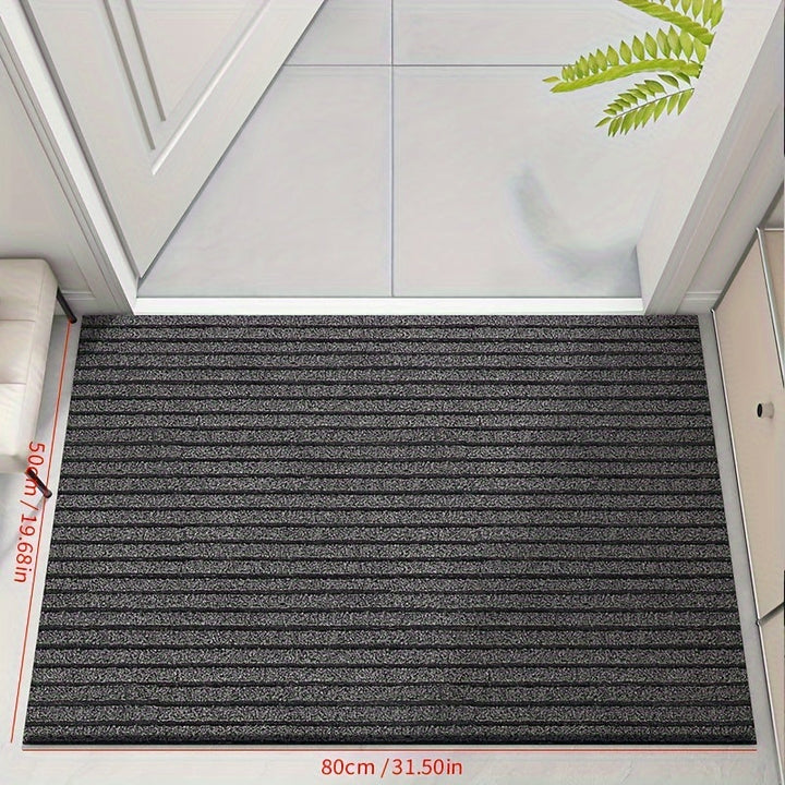 Weatherproof Entrance Mat - Durable and Stylish Floor Mat for All Seasons, Traps Dirt and Moisture, Outdoor Use-4