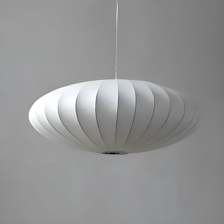 Japanese Silk Pendant Lamp - Elegant Japandi Style Pendant Lighting for Home Decor-5