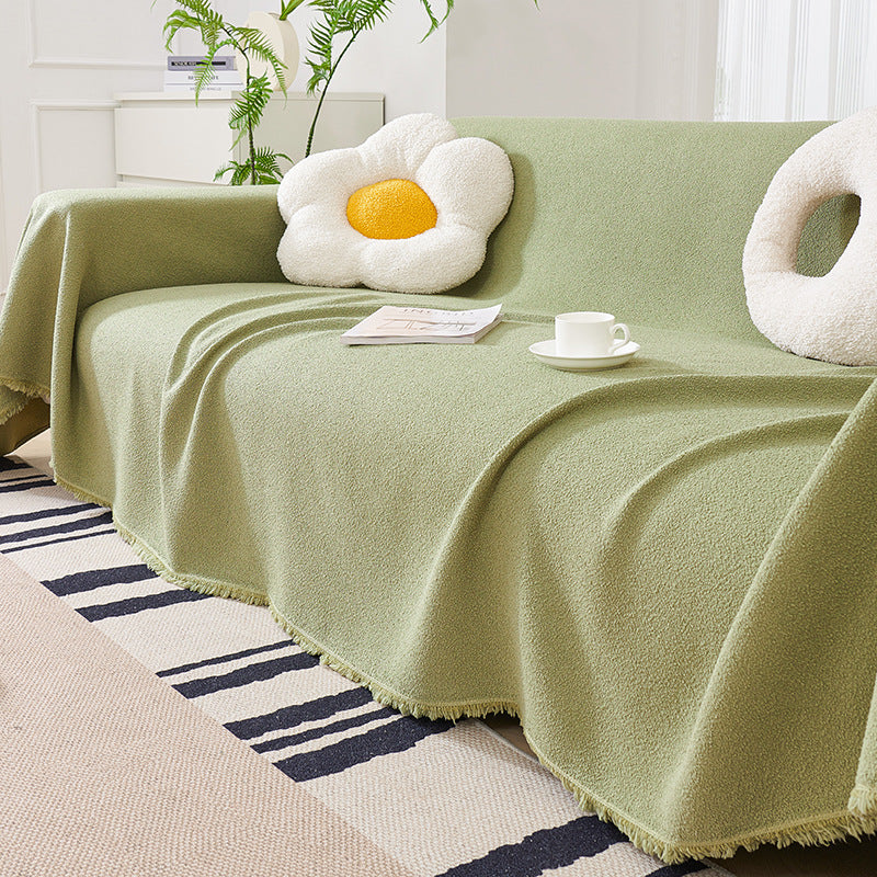 Cozy Cloud Sofa Cover - Soft Fabric Slipcover for Standard Sofas, Minimalist Design, Machine Washable, Protective and Stylish 6
