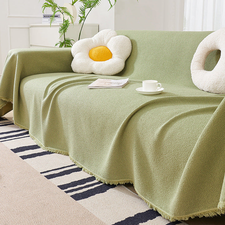 Cozy Cloud Sofa Cover - Soft Fabric Slipcover for Standard Sofas, Minimalist Design, Machine Washable, Protective and Stylish 6