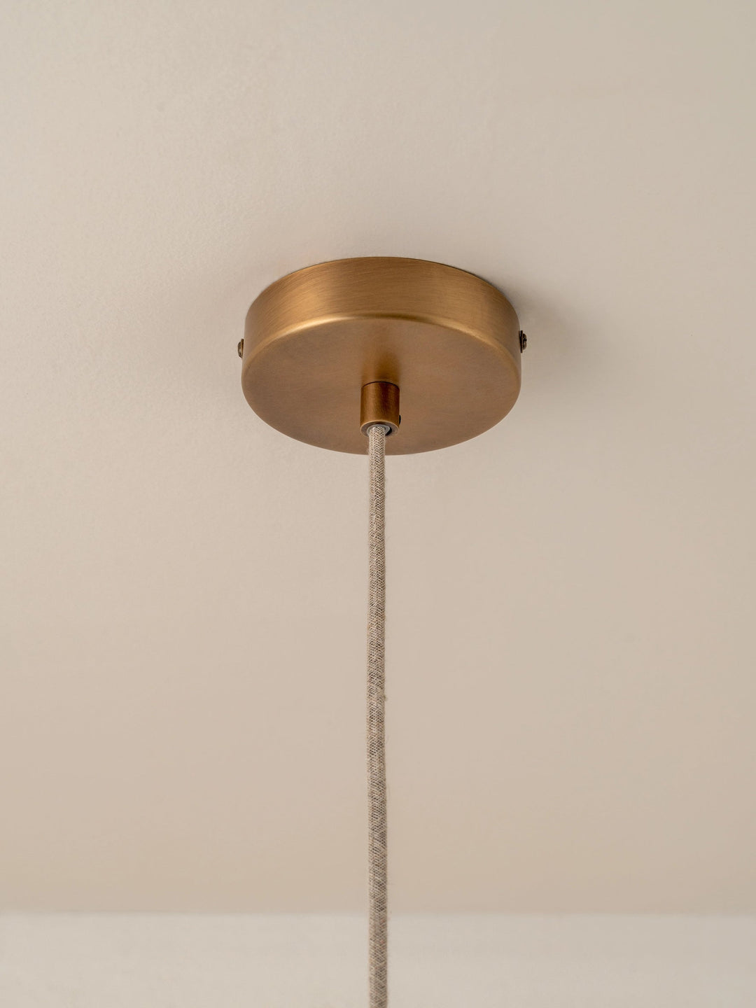 Aged Brass Pendant Light with Warm White Porcelain Shade - Elegant Ceiling Light Fixture for Kitchen Island 4