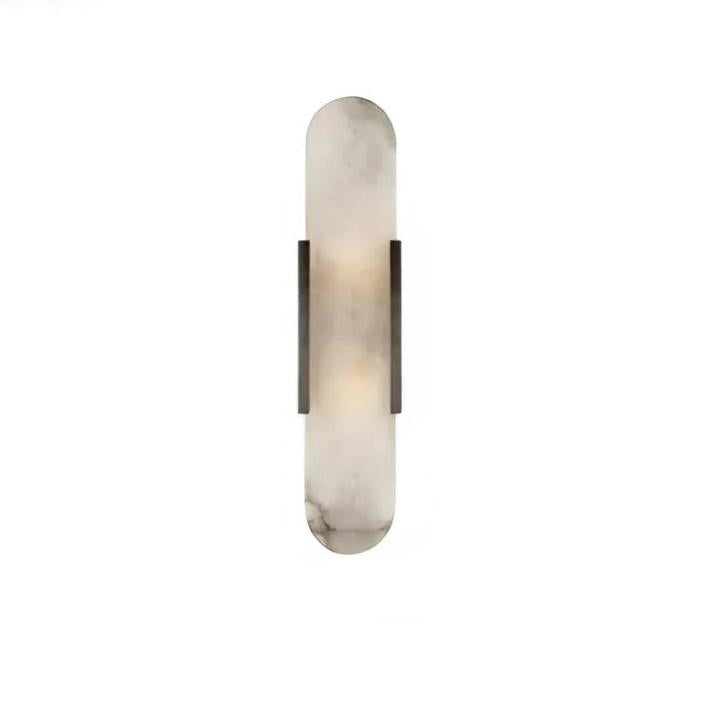 Variant image for Modern Marble Wall Sconce Light Fixture - Hardwired Ambient Wall Lamp for Elegant Home Decor-4