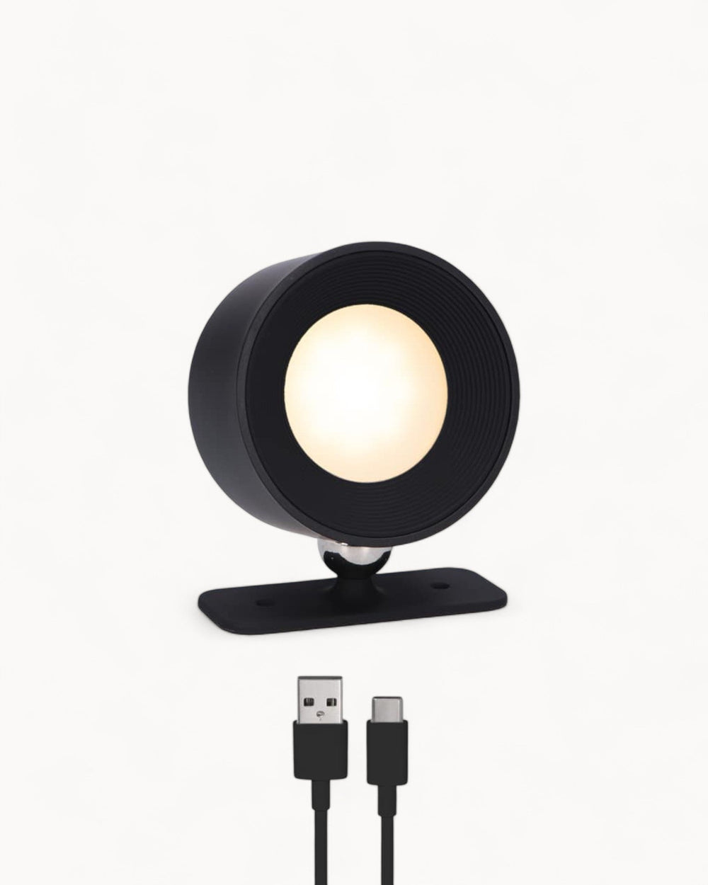 360° Wireless Rechargeable Wall Lamp - Stylish Battery Operated Wall Lights Indoor with USB Charging for Easy Installation-2