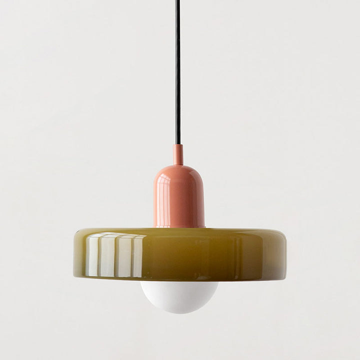 Coloured Glass Pendant Light - detail view 10