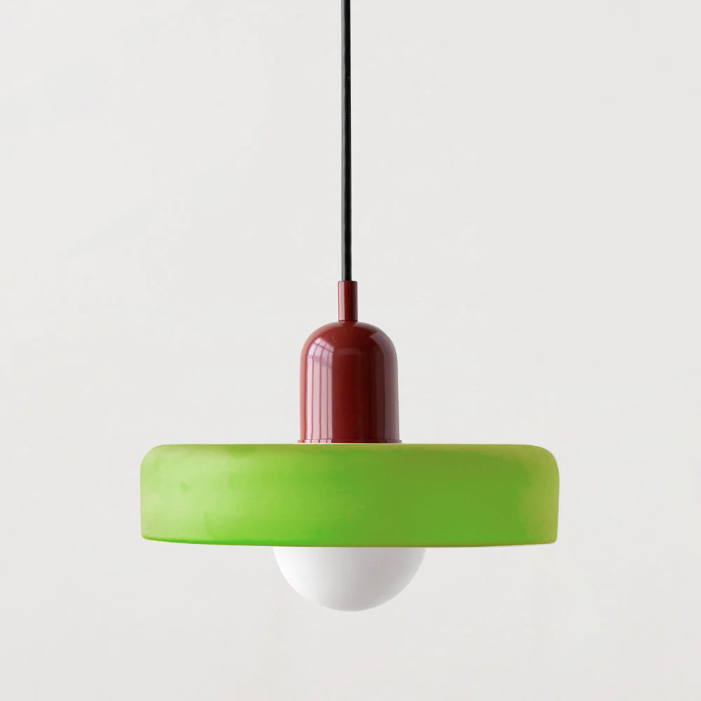 Coloured Glass Pendant Light - detail view 11