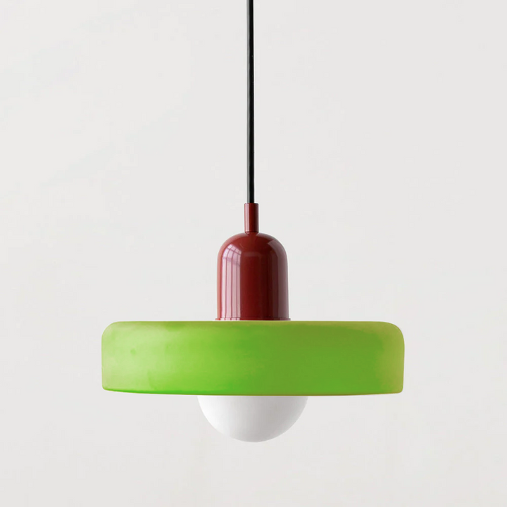 Coloured Glass Pendant Light - detail view 11