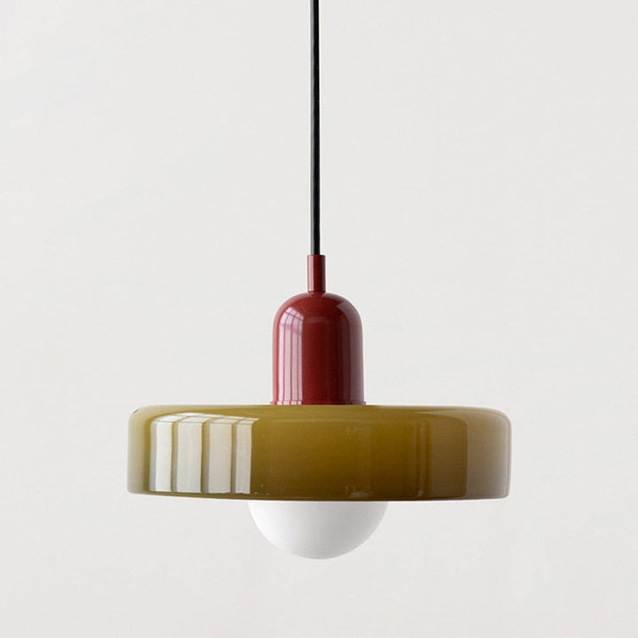 Coloured Glass Pendant Light - detail view 14