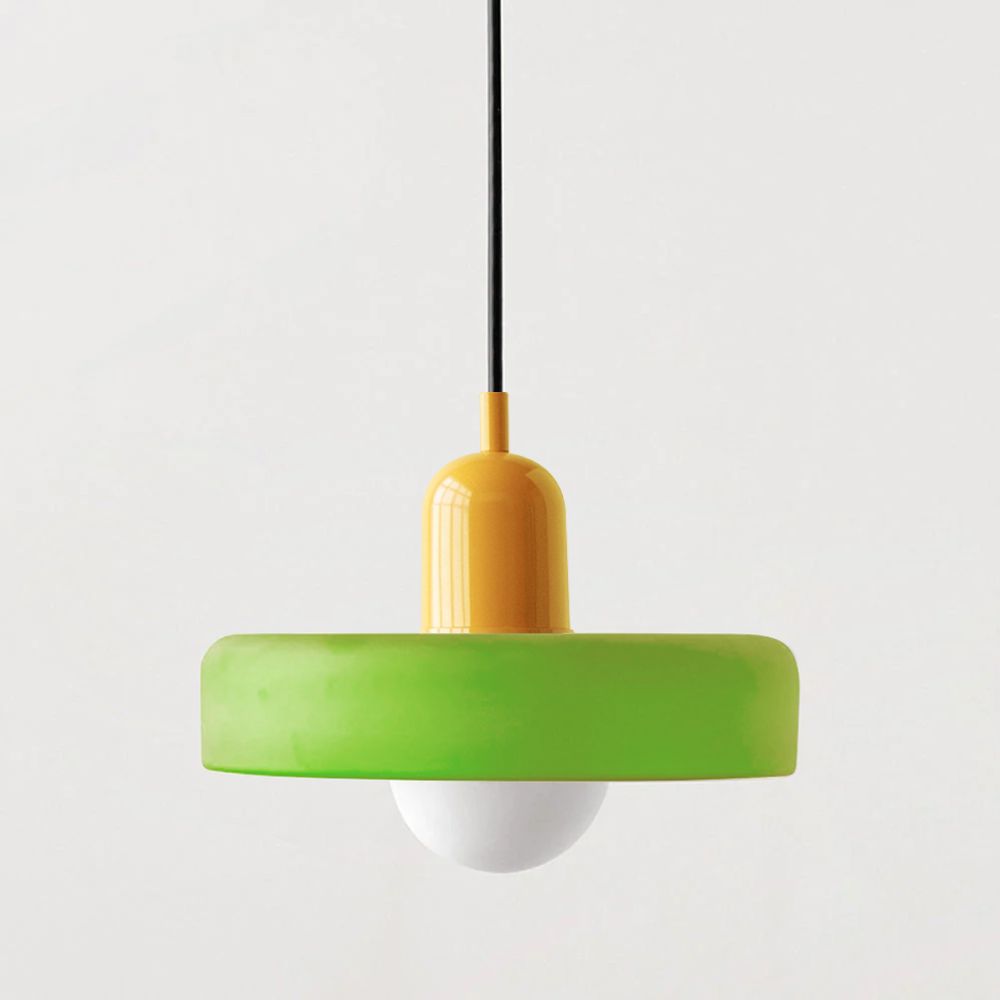 Coloured Glass Pendant Light - detail view 17