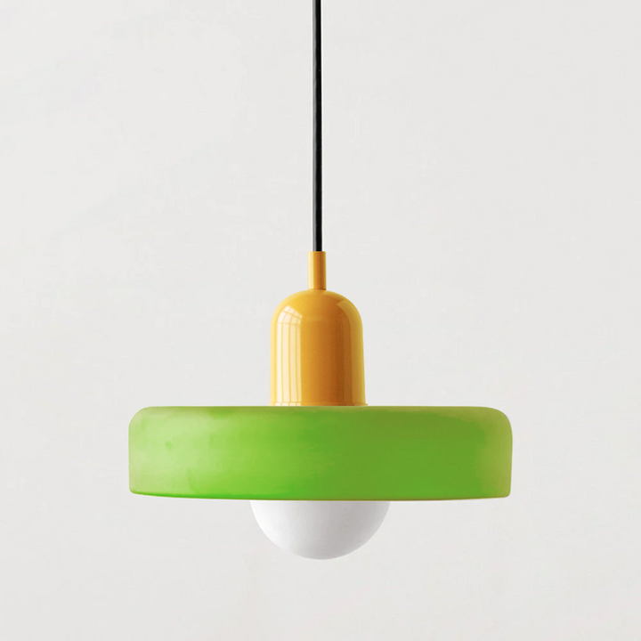 Coloured Glass Pendant Light - detail view 17