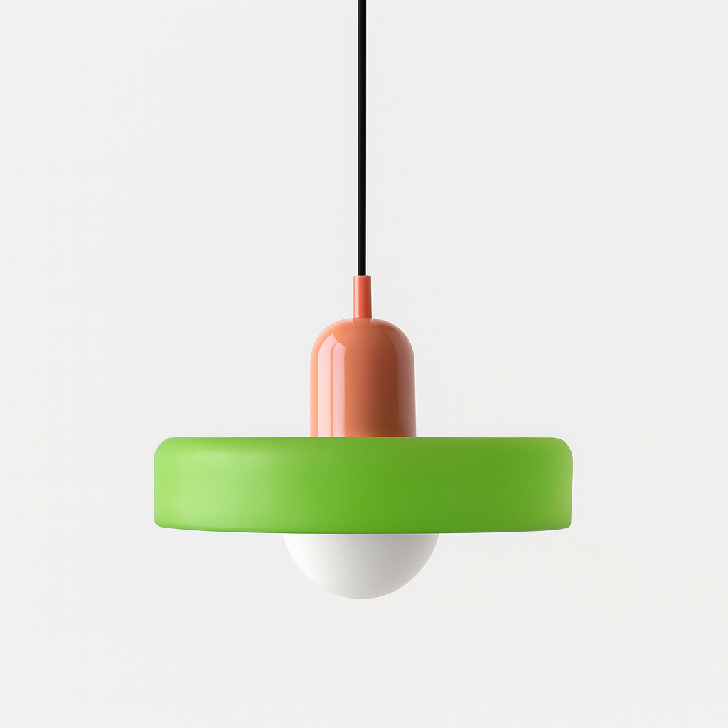Coloured Glass Pendant Light - detail view 19