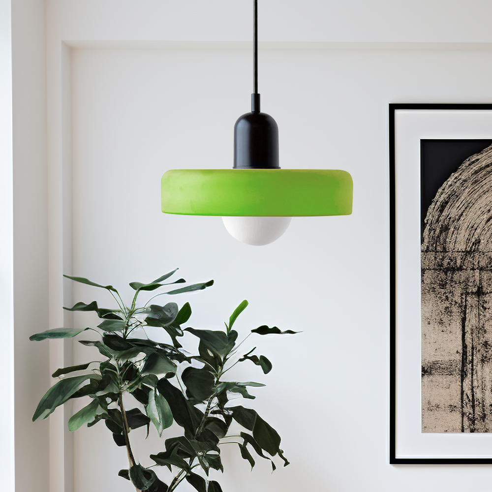 Coloured Glass Pendant Light - detail view 4