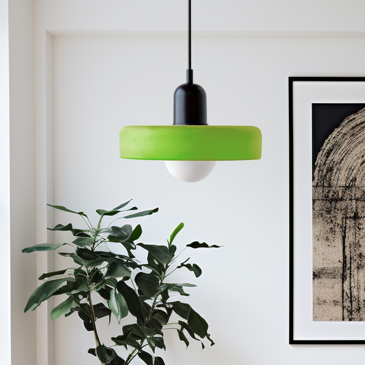 Coloured Glass Pendant Light - detail view 4