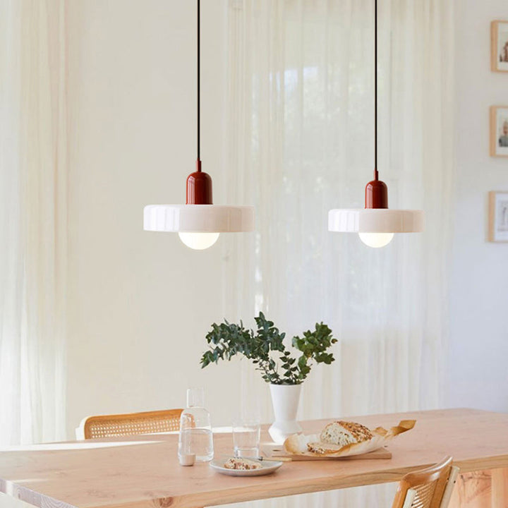 Coloured Glass Pendant Light - detail view 8