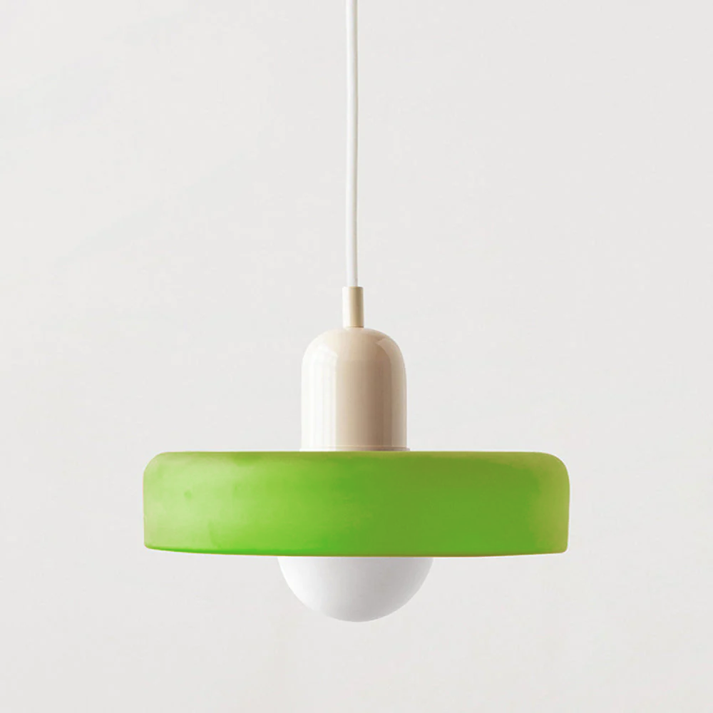 Coloured Glass Pendant Light - detail view 9