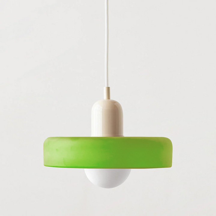 Coloured Glass Pendant Light - detail view 9