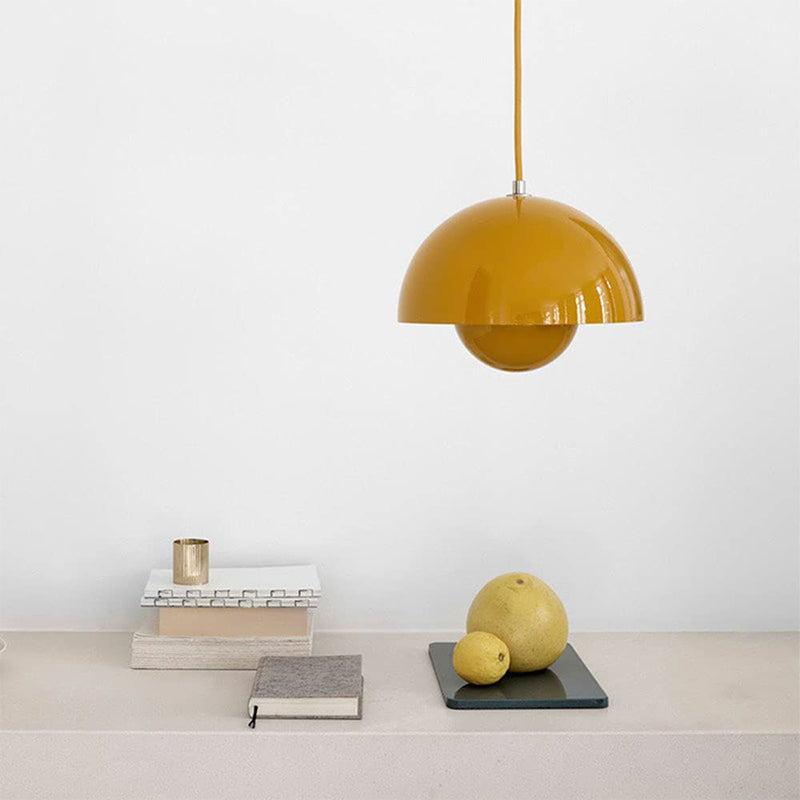 Scandinavian Flowerpot Pendant Light - Adjustable Height Modern Kitchen Pendant Lighting for Cozy Home Decor-1