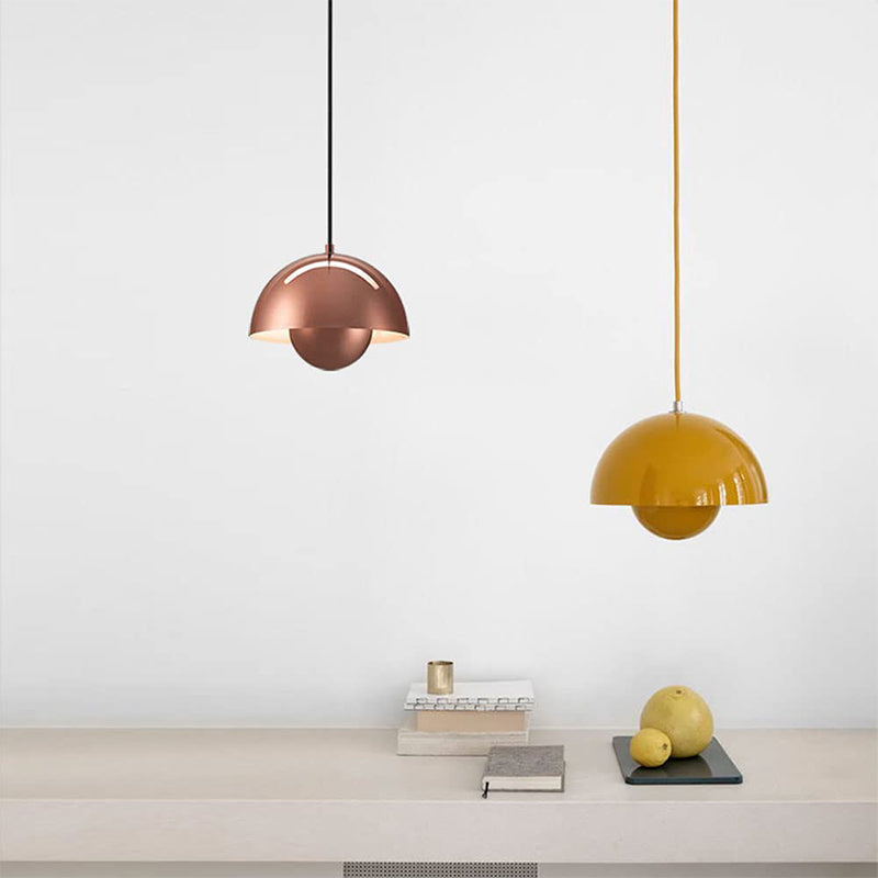 Scandinavian Flowerpot Pendant Light - Adjustable Height Modern Kitchen Pendant Lighting for Cozy Home Decor-4