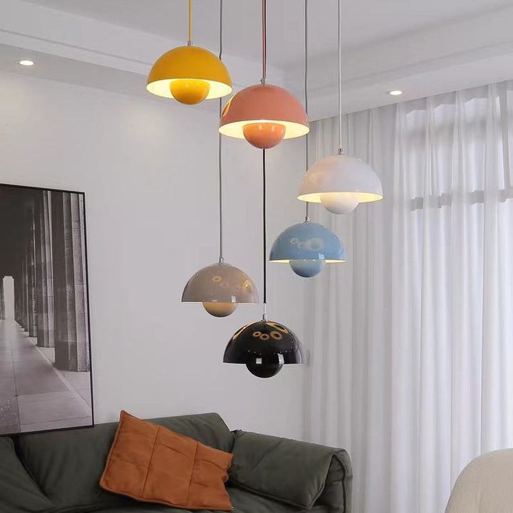 Scandinavian Flowerpot Pendant Light - Adjustable Height Modern Kitchen Pendant Lighting for Cozy Home Decor-5