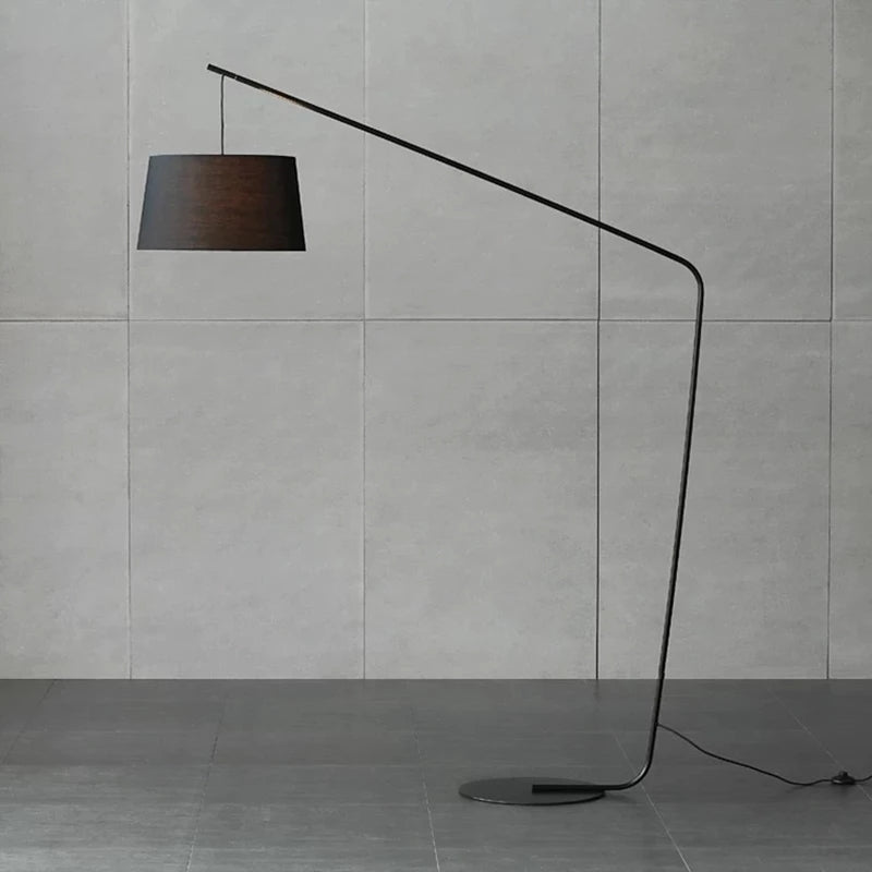 Modern Black Floor Lamp with Adjustable Angle - Nordic LED Standing Lamp for Living Room Decor-4