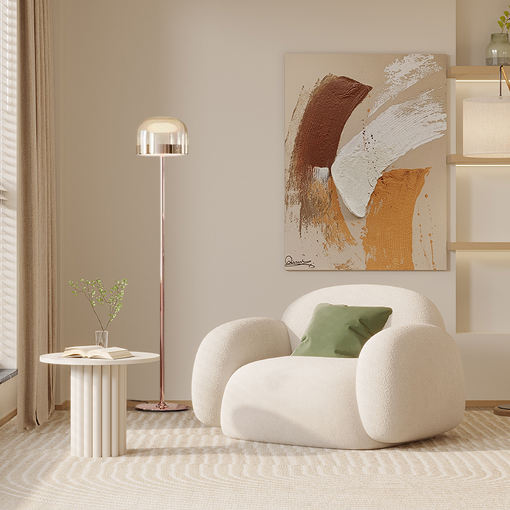 Variant image for Minimalist Black and Gold Floor Lamp - Adjustable Height Standing Lamp for Living Room and Bedroom Lighting-3