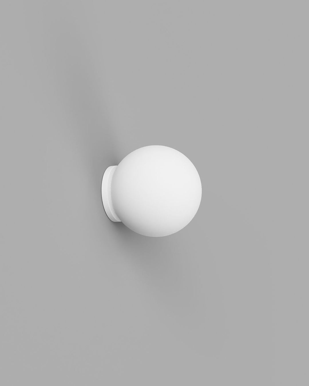 Frosted Glass Sphere Wall Light, IP44 Bathroom Sconce, Minimalist Metal Wall Lamp in White, Iron, Old Brass, Dimmable Option 10