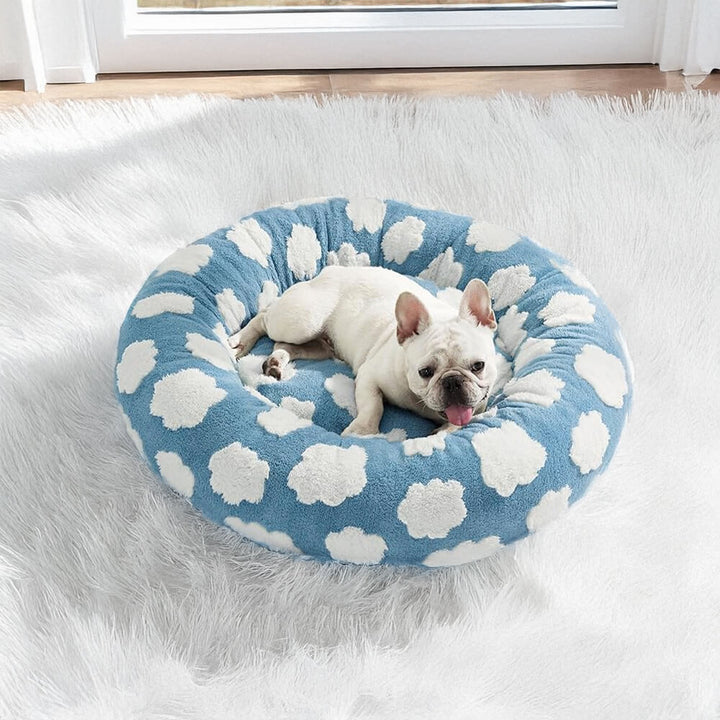 Variant image for Orthopedic Dog Bed with Floral Checkerboard Design - Cozy Support Foam Pet Bed for Extra Comfort and Joint Relief-1