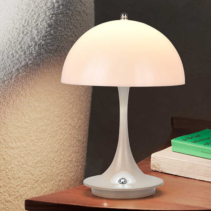 Dimmable Wireless LED Lamp with USB-C Charging - Scandinavian Design for 16 Hours of Ambient Light-2