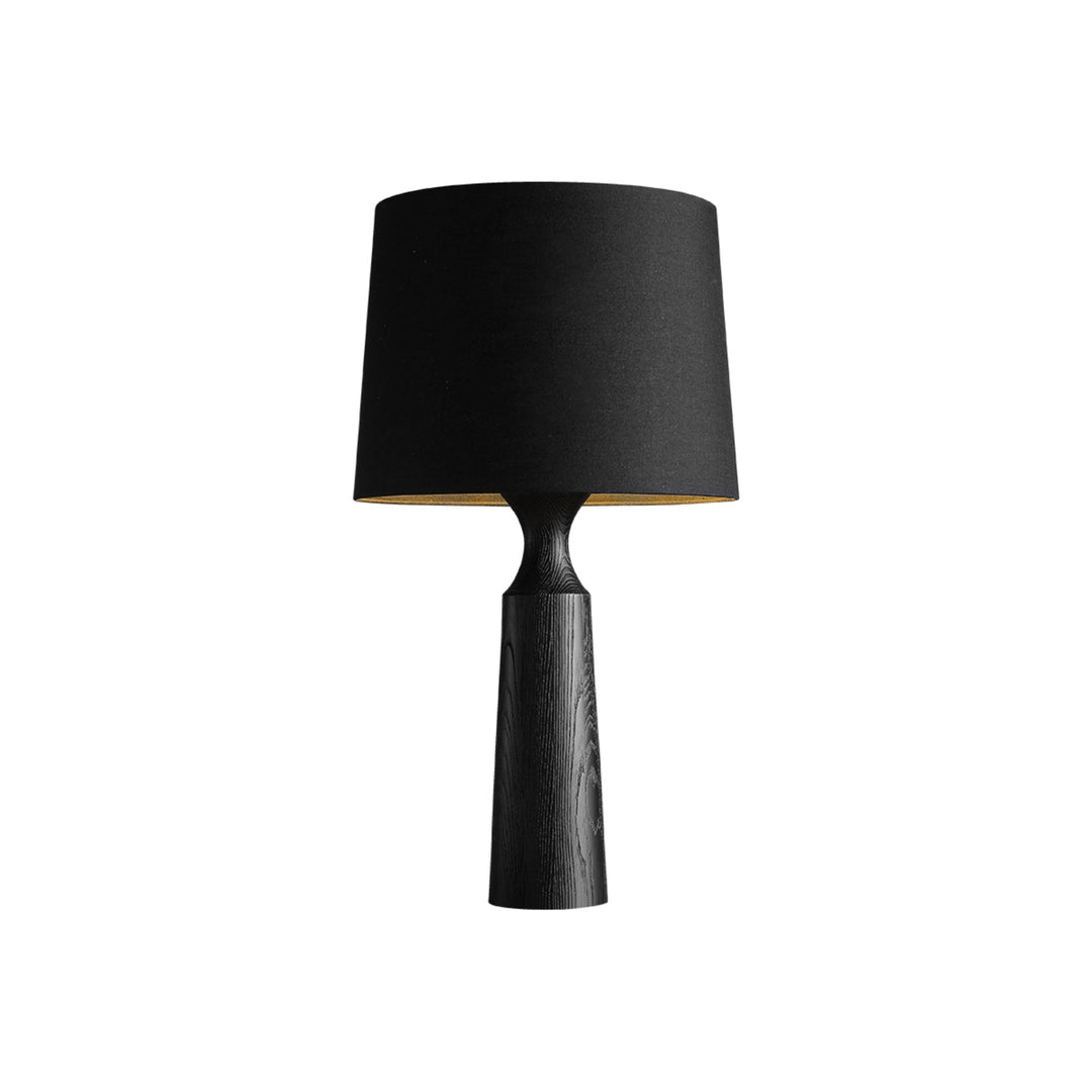 Handcrafted Ash Wood Table Lamp with Linen Shade - Elegant Bedside or Desk Lamp for Living Room and Bedroom 8