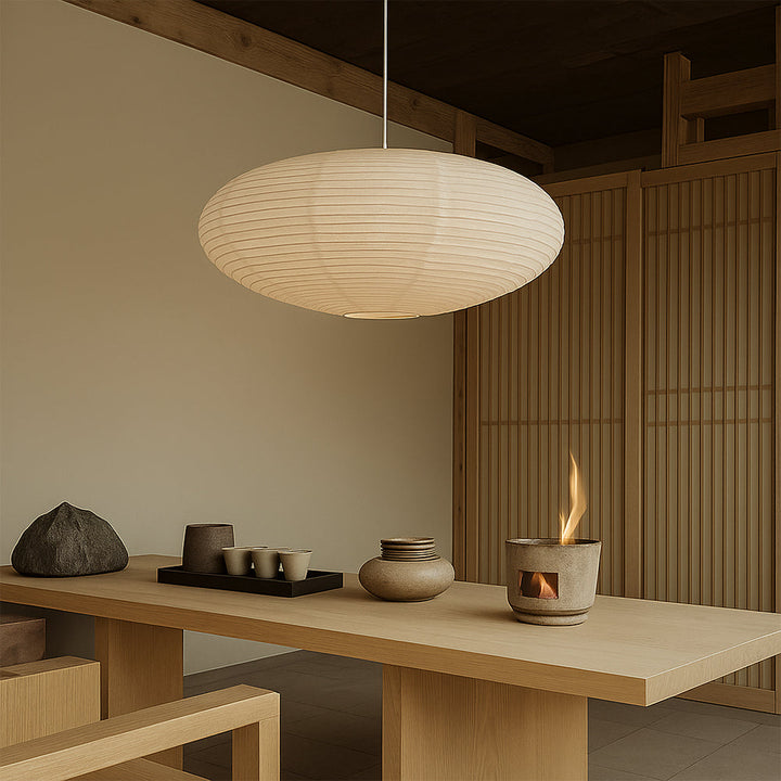 Handcrafted Paper Pendant Light - E27, 50 or 60cm