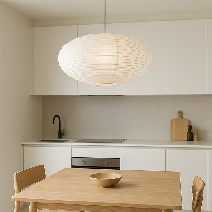 Handcrafted Paper Pendant Light - detail view 2
