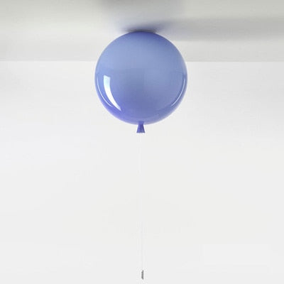 Modern Balloon Ceiling Light Fixture - Stylish Durable Design for Living and Children's Rooms-1