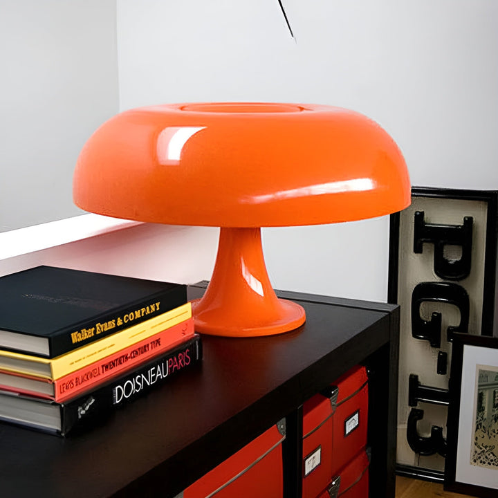 Cordless LED Table Lamp - Modern Wireless Mushroom Design for Bedside or Living Room, Rechargeable Battery Operated Lamp, 10 Hours Use-3