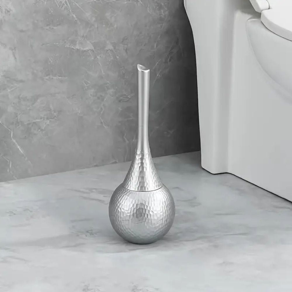 Variant image for Elegant Imperial Shimmer Toilet Brush with Ergonomic Handle and Discreet Storage Base-3