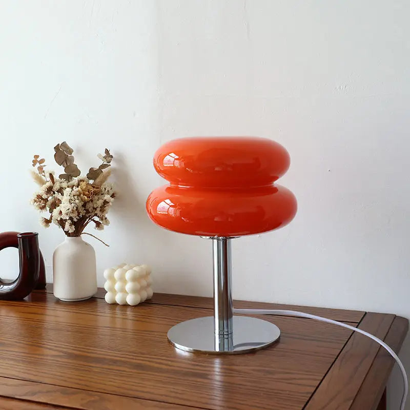 Italian Bauhaus Table Lamp - Cordless Wireless Design with Dimmable LED Light, 29.5 cm Height 1