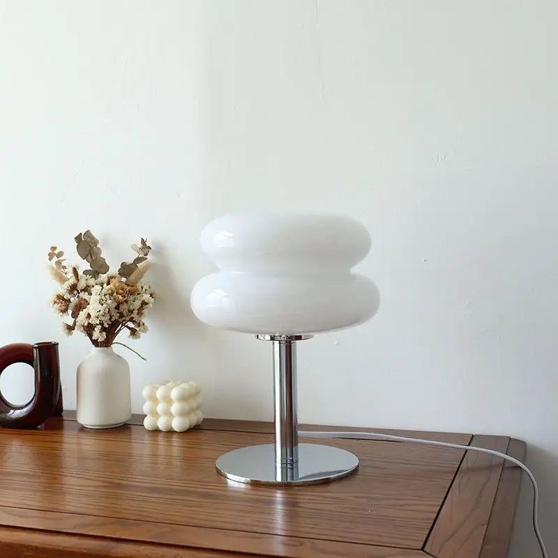 Italian Bauhaus Table Lamp - Cordless Wireless Design with Dimmable LED Light, 29.5 cm Height 4