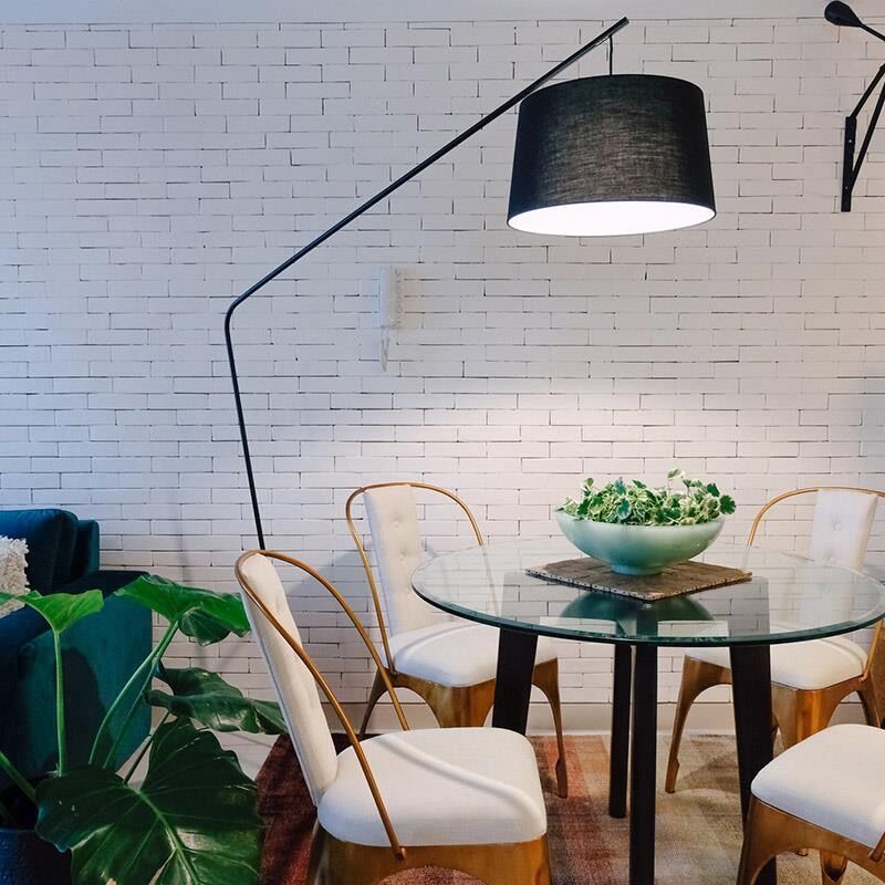 Variant image for Modern Black Floor Lamp with Adjustable Angle - Nordic LED Standing Lamp for Living Room Decor-1