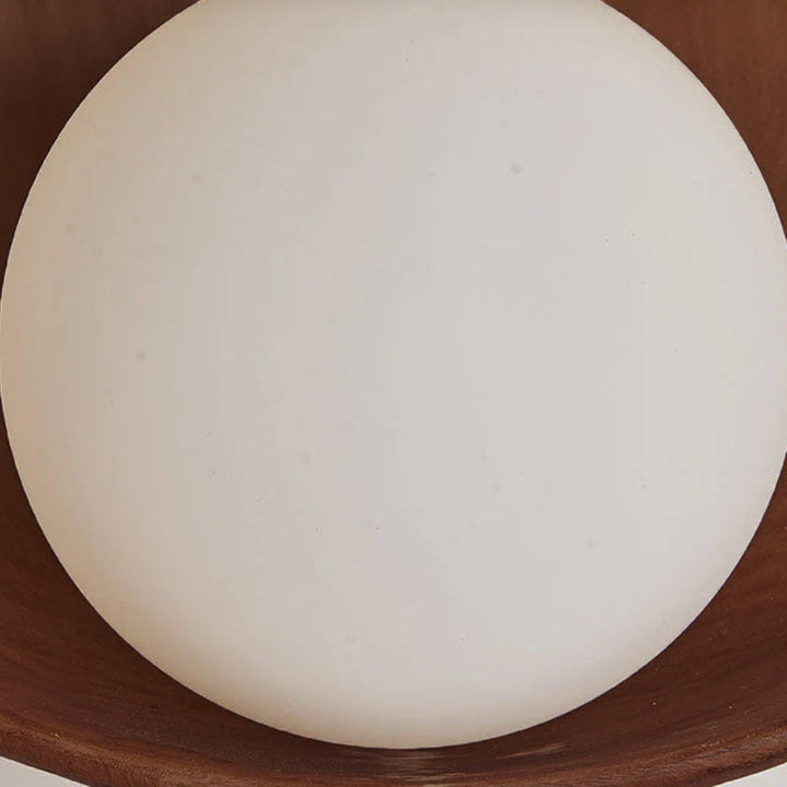 Minimalist Iron Resin Wall Light, 23 cm Diameter, Elegant Design for Living Room or Bathroom Wall Sconces, G4 Socket 5