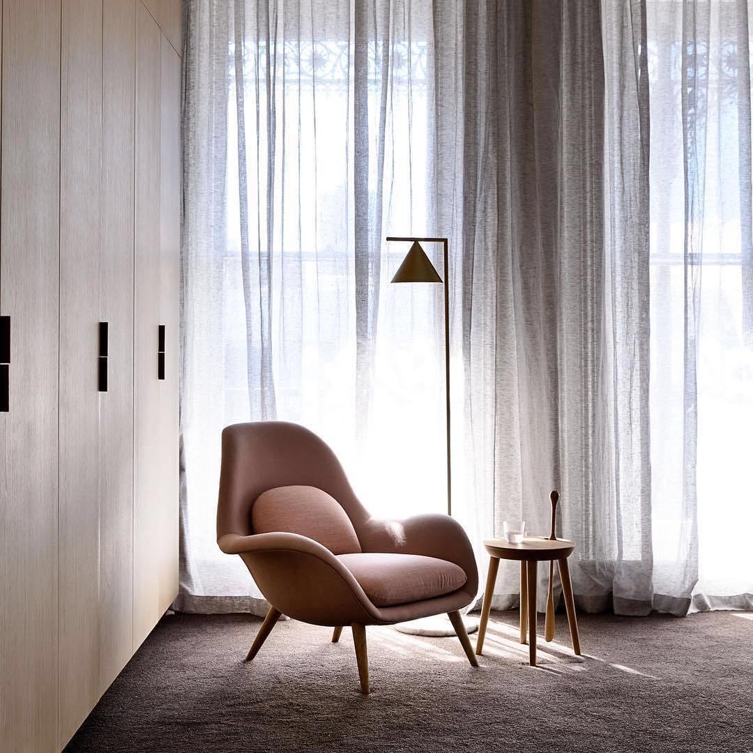 Modern Aluminium Floor Lamp with Marble Base and Adjustable LED Light for Living Room - 155cm Tall Standing Lamp 3