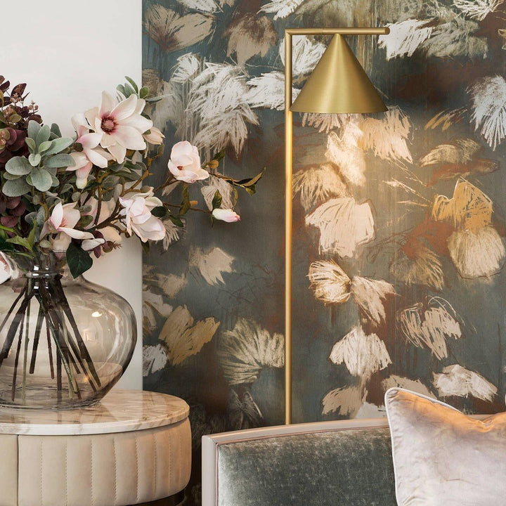 Modern Aluminium Floor Lamp with Marble Base and Adjustable LED Light for Living Room - 155cm Tall Standing Lamp 7