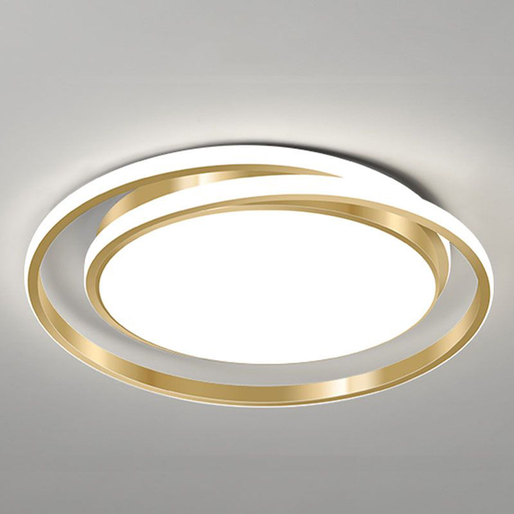 Modern LED Flush Mount Ceiling Light Fixture, Energy-Efficient 20-30W, Minimalist Design for Home Illumination - 45 cm Diameter 0