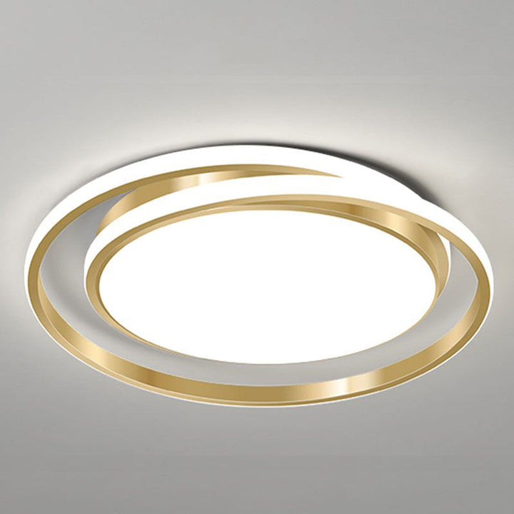 Modern LED Flush Mount Ceiling Light Fixture, Energy-Efficient 20-30W, Minimalist Design for Home Illumination - 45 cm Diameter 0