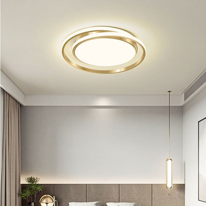 Modern LED Flush Mount Ceiling Light Fixture, Energy-Efficient 20-30W, Minimalist Design for Home Illumination - 45 cm Diameter 6