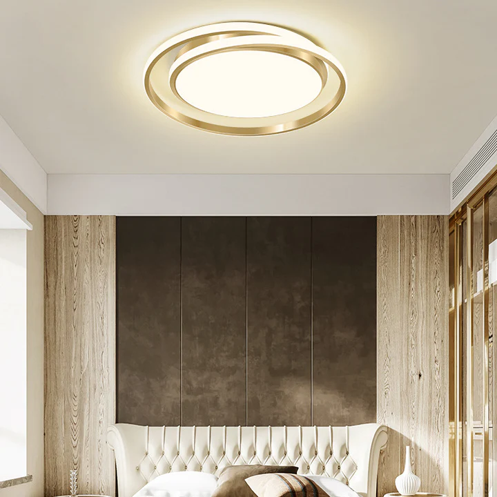 Modern LED Flush Mount Ceiling Light Fixture, Energy-Efficient 20-30W, Minimalist Design for Home Illumination - 45 cm Diameter 7