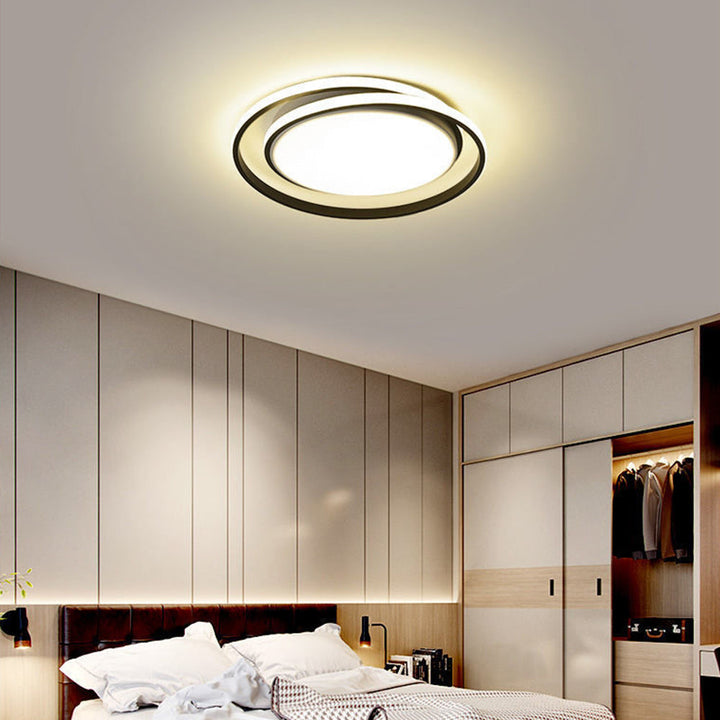 Modern LED Flush Mount Ceiling Light Fixture, Energy-Efficient 20-30W, Minimalist Design for Home Illumination - 45 cm Diameter 8