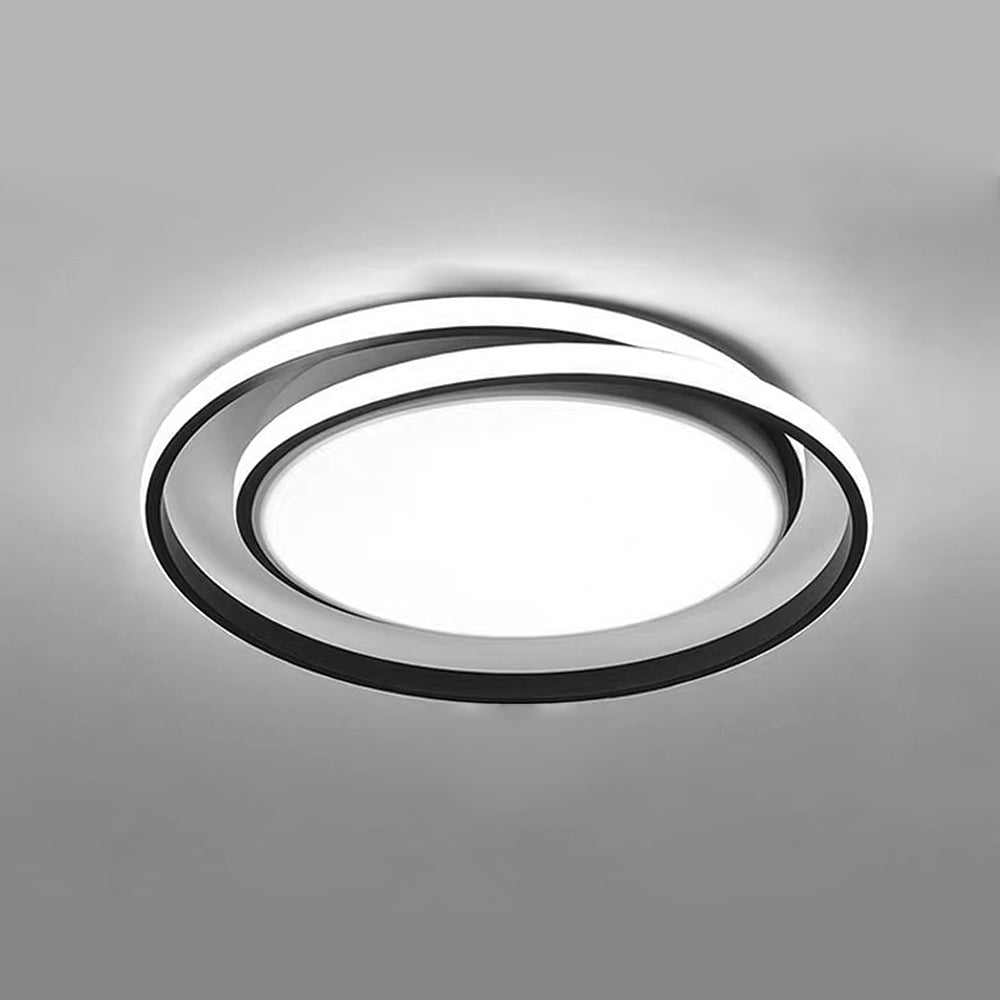 Modern LED Flush Mount Ceiling Light Fixture, Energy-Efficient 20-30W, Minimalist Design for Home Illumination - 45 cm Diameter 9