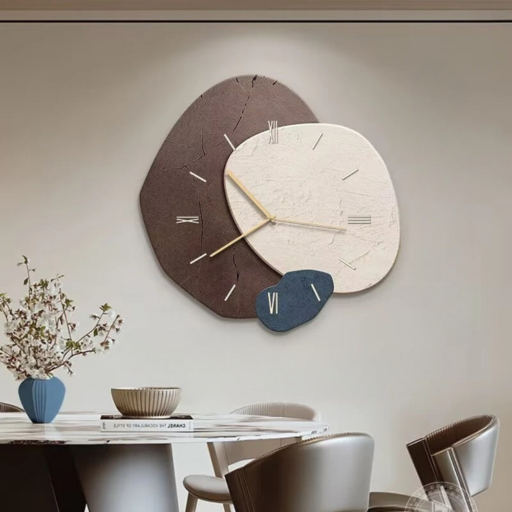 Modern Wall Clock Decor with Wooden Finish and Soft LED Glow - Scandinavian Minimalist Design 1
