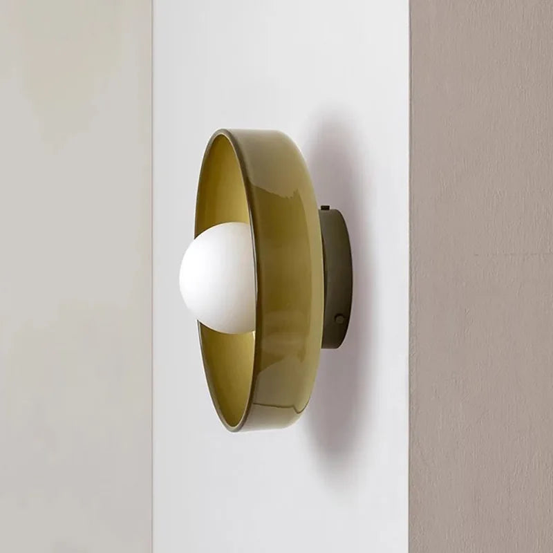 Scandinavian Flush Mount Ceiling Light - Energy-Efficient Glass Design for Modern Spaces-6